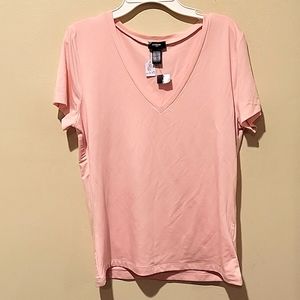 ❤️ NWT! EXPRESS FITTED V NECK TOP, LARGE